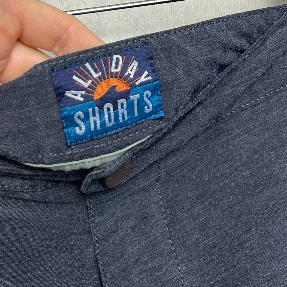 Faherty Men's All Day Stretch Chino Shorts Size 36 Gray 8